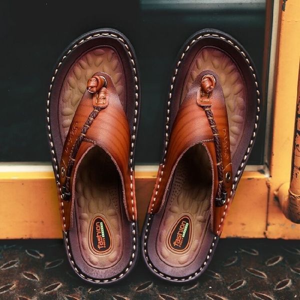 slippers qmaigie flip flops men leather slippers 2023 summer fashion slides outdoor breathable handmade men big size 47 230510, Black
slippers qmaigie flip flops men leather slippers 2023 summer fashion slides outdoor breathable handmade men big size 47 230510, Black
