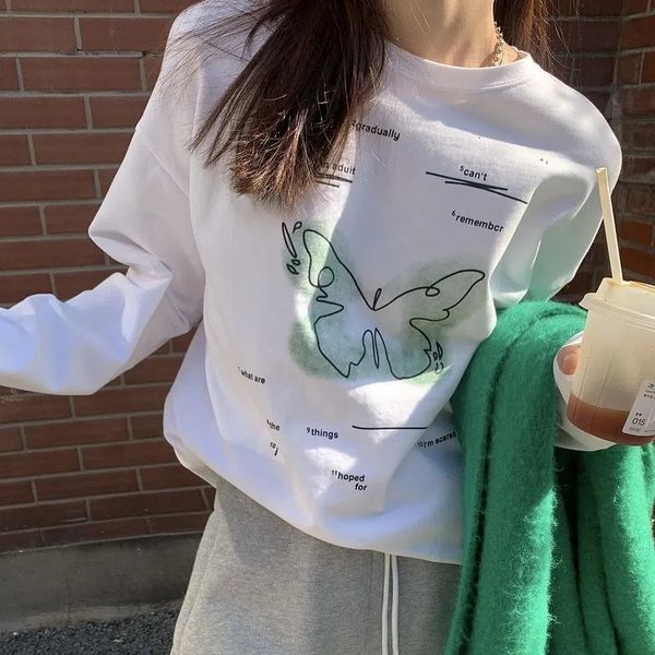 women's tshirt autumn 2000s aesthetic design printed cotton longsleeved tshirt spring korean version loose white bottoming 230510
women's tshirt autumn 2000s aesthetic design printed cotton longsleeved tshirt spring korean version loose white bottoming 230510