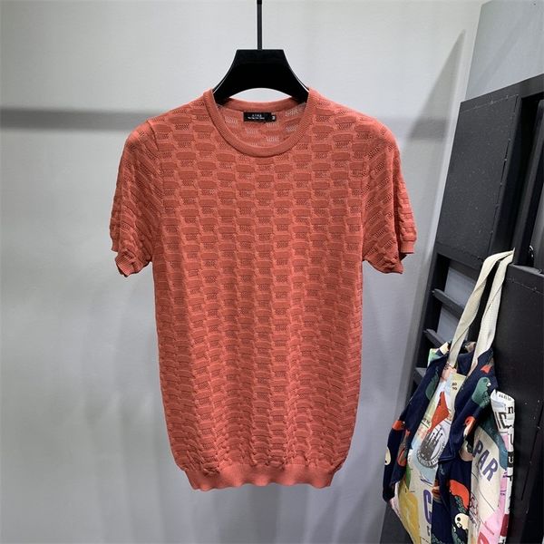 men's polos summer fashion men t-shirts male solid color short sleeve tees men hollow out round collar tee shirt b14 230511, White;black
men's polos summer fashion men t-shirts male solid color short sleeve tees men hollow out round collar tee shirt b14 230511, White;black
