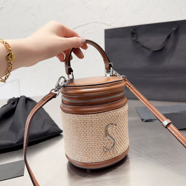 luxury bag ladies mini straw weaving bags designer crossbody shoulder bags women handbag shopping fashion cylindrical wallets
luxury bag ladies mini straw weaving bags designer crossbody shoulder bags women handbag shopping fashion cylindrical wallets