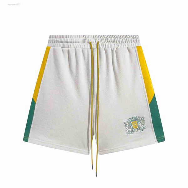rhude shorts american fashion brand color blocking printed men's casual sports quick drying five point shorts hlyf, White;black
rhude shorts american fashion brand color blocking printed men's casual sports quick drying five point shorts hlyf, White;black