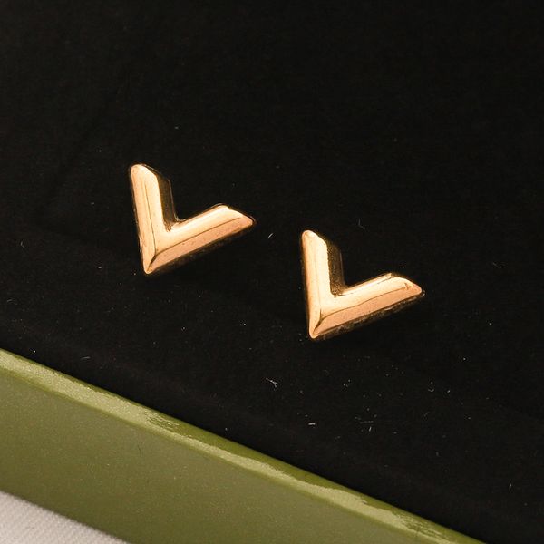 new letter v earrings gold plated charm earrings spring popular ear stud family couple birthday gift earrings designer luxury stainless stee, Golden
new letter v earrings gold plated charm earrings spring popular ear stud family couple birthday gift earrings designer luxury stainless stee, Golden