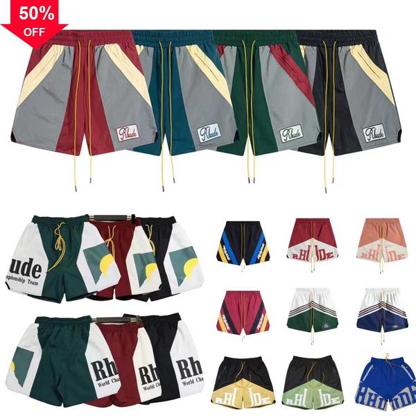 irts rhude designer shorts mens fashion beach pants sports fitness luxury summer casual versatile quick drying breathable mesh s to 2xl size, White;black
irts rhude designer shorts mens fashion beach pants sports fitness luxury summer casual versatile quick drying breathable mesh s to 2xl size, White;black