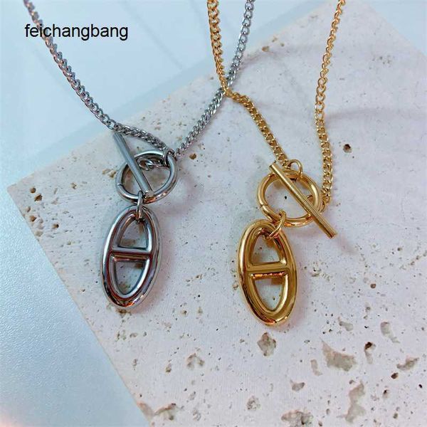 luxury h ermes designer necklace french temperament pig nose ot buckle personalized titanium steel sweater chain niche ins exquisite versati, Black
luxury h ermes designer necklace french temperament pig nose ot buckle personalized titanium steel sweater chain niche ins exquisite versati, Black