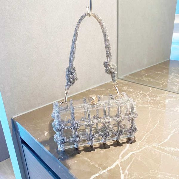 shoulder bags diamond clear acrylic box clutch crystal-embellished rope rhinestones evening luxury party wedding 230509
shoulder bags diamond clear acrylic box clutch crystal-embellished rope rhinestones evening luxury party wedding 230509