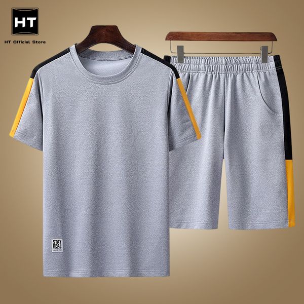 men's tracksuits summer men tracksuits short sleeve sportswear patchwork casual men's short sets fashion t shirt shorts track suit, Gray
men's tracksuits summer men tracksuits short sleeve sportswear patchwork casual men's short sets fashion t shirt shorts track suit, Gray