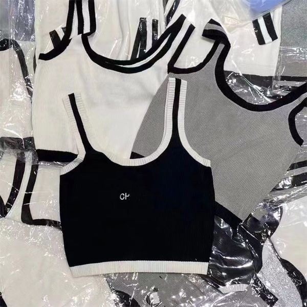 cross strap knits tanks t shirts for women designer letter yoga vest clothing fashion outdoor lady sports top, Black
cross strap knits tanks t shirts for women designer letter yoga vest clothing fashion outdoor lady sports top, Black