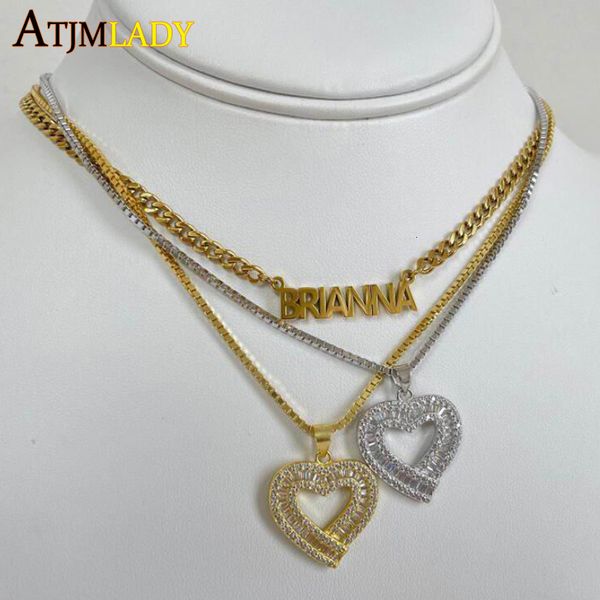 pendant necklaces mothers day gift 4110cm box chain micro pave fashion cz heart shaped iced out bling jewelry necklace for women 230511, Silver
pendant necklaces mothers day gift 4110cm box chain micro pave fashion cz heart shaped iced out bling jewelry necklace for women 230511, Silver