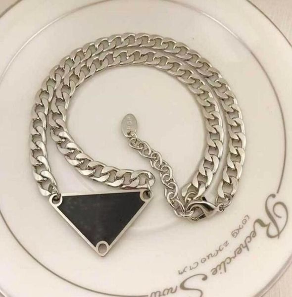 european and american triangle titanium steel letter necklace fashion street hip hop personality simple clavicle chain female high3233503, Silver 
european and american triangle titanium steel letter necklace fashion street hip hop personality simple clavicle chain female high3233503, Silver