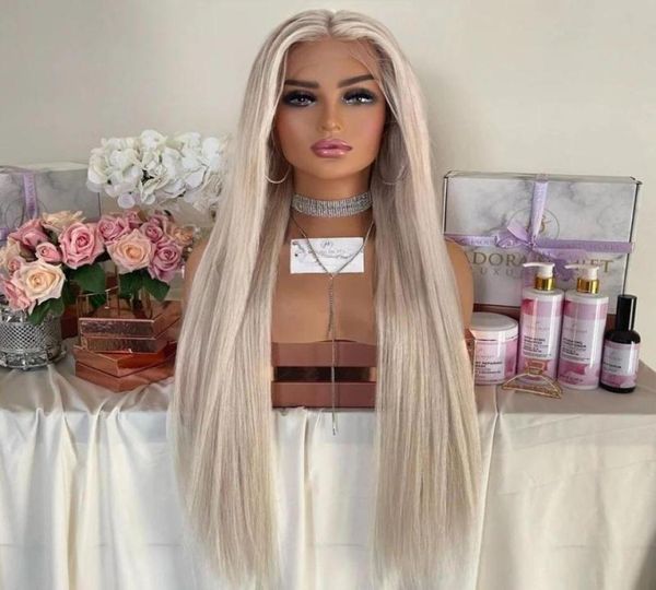 closures glueless long icy platinum blonde synthetic soft hair lace front for white women 26inches transparent silky straight5961047, Black;brown
closures glueless long icy platinum blonde synthetic soft hair lace front for white women 26inches transparent silky straight5961047, Black;brown