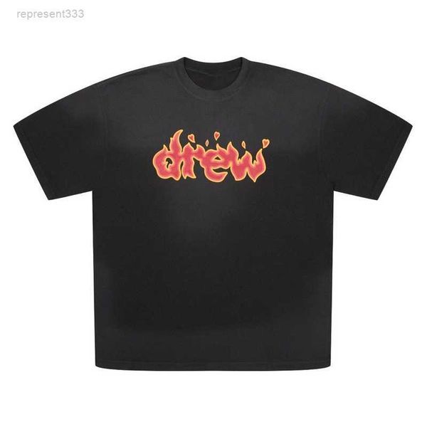 american trendy drew shirt flame vintage high street distressed fall summer loose round neck short sleeve designer t shirt bjdp, White;black
american trendy drew shirt flame vintage high street distressed fall summer loose round neck short sleeve designer t shirt bjdp, White;black