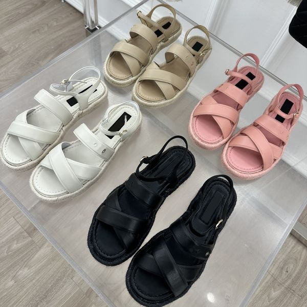 2023 paseo dad sandals cha logo mules crisscross strap slingbacks interlocking c platform beach slides slip straw espadrilles lambskin leath, Black
2023 paseo dad sandals cha logo mules crisscross strap slingbacks interlocking c platform beach slides slip straw espadrilles lambskin leath, Black