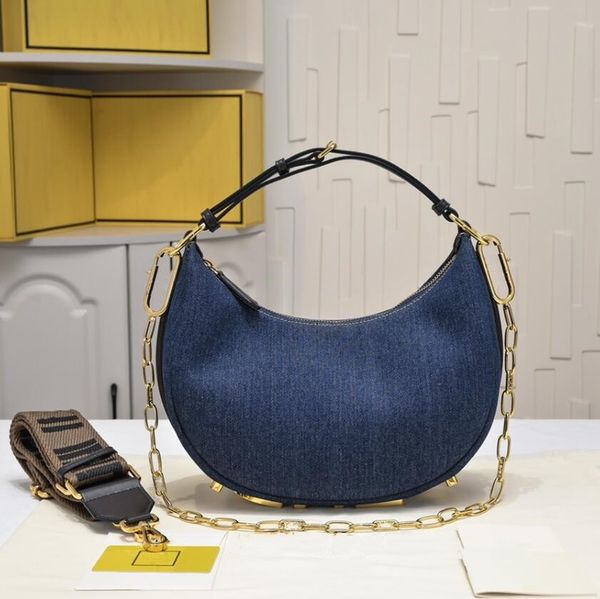 designer half moon handbag luxury women mini bags leisure chain underarm shoulder bags fashion denim metal letters crossbody bag wallet
designer half moon handbag luxury women mini bags leisure chain underarm shoulder bags fashion denim metal letters crossbody bag wallet