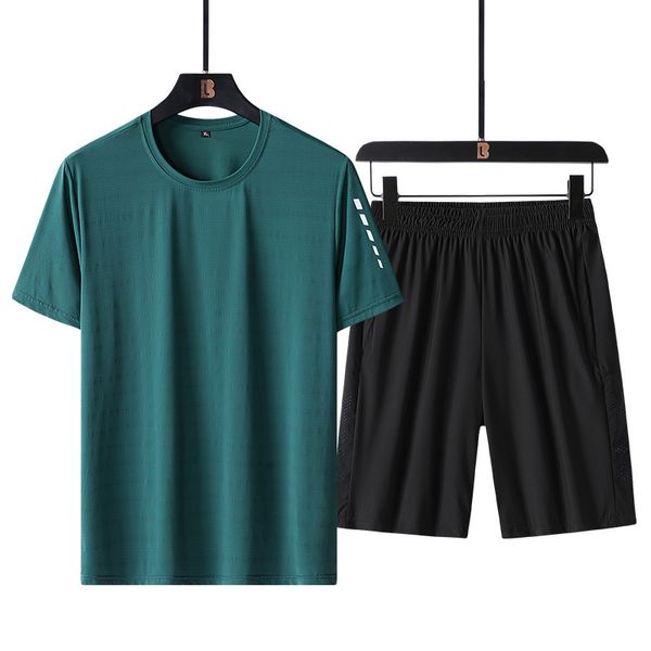 men's tracksuits men's set summer casual tracksuit short sleeve t shirtshorts suits male solid running sports sets streetwear clot, Gray
men's tracksuits men's set summer casual tracksuit short sleeve t shirtshorts suits male solid running sports sets streetwear clot, Gray