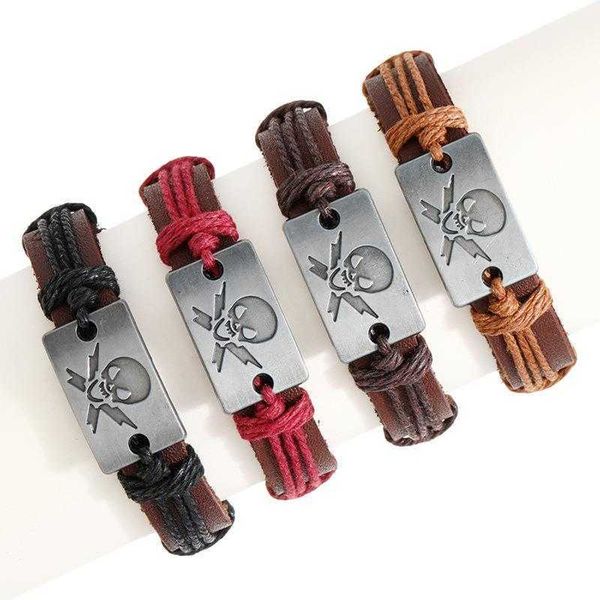 accessories vintage weave skull cattle leather bracelet trendy couple, Golden;silver
accessories vintage weave skull cattle leather bracelet trendy couple, Golden;silver