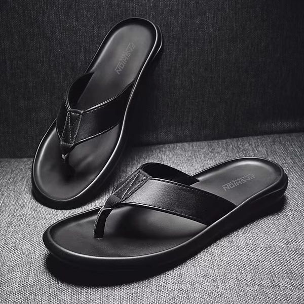 slippers flip flop leather men summer brand fashion designer beach large size 49 50 230510, Black
slippers flip flop leather men summer brand fashion designer beach large size 49 50 230510, Black