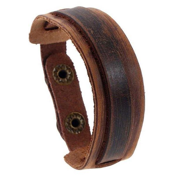 vintage genuine leather punk charm jewelry woven mens cattle bracelet, Golden;silver
vintage genuine leather punk charm jewelry woven mens cattle bracelet, Golden;silver