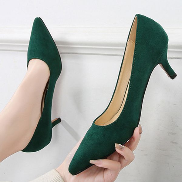 dress shoes high heel pumps 5cm shoes work flock low heel large size 35- women's shoes girl stiletto professional casual pumps 230511, Black
dress shoes high heel pumps 5cm shoes work flock low heel large size 35- women's shoes girl stiletto professional casual pumps 230511, Black