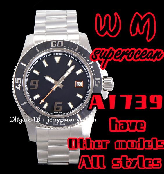wm a1739 superocean luxury men's watch with swiss 2824 self-winding mechanical movement 44mm diameter 300 meters waterproof.eight, Slivery;brown
wm a1739 superocean luxury men's watch with swiss 2824 self-winding mechanical movement 44mm diameter 300 meters waterproof.eight, Slivery;brown