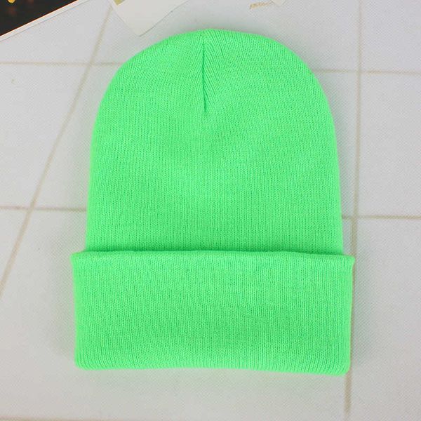 abb aaanew korean wool acrylic knitted caps women men skullcap autumn winter elastic skullies beaniesbb, Blue