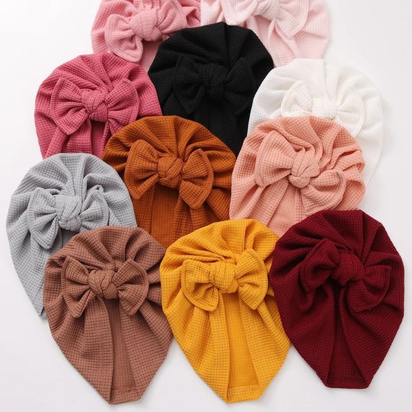 solid bow turban baby hat crochet newborn beanies hospital bonnet waffle knitted cap headwear kids hair infant headwraps, Yellow
solid bow turban baby hat crochet newborn beanies hospital bonnet waffle knitted cap headwear kids hair infant headwraps, Yellow