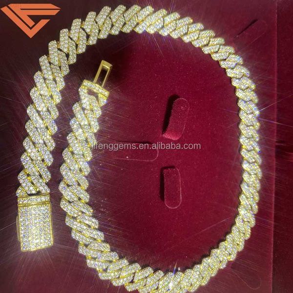 18mm full iced out moissanite diamond 925 silver rose 18k gold plated men chains hip hop miami stainless steel cuban link chain
18mm full iced out moissanite diamond 925 silver rose 18k gold plated men chains hip hop miami stainless steel cuban link chain