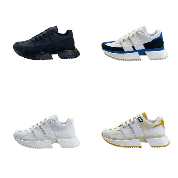 lace up designer casual shoes men women trainers calfskin leather daymaster sneaker mesh platform shoe size 35-46, Black
lace up designer casual shoes men women trainers calfskin leather daymaster sneaker mesh platform shoe size 35-46, Black