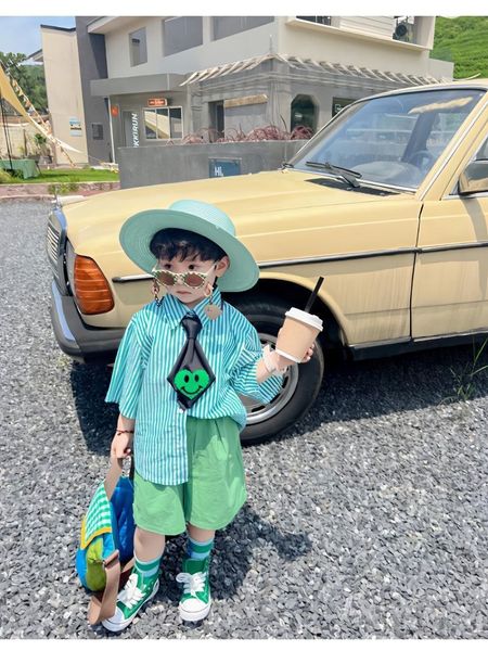 setssuits boy sets hip hop shirt stripe cargo pants tie cool half length simple comfortable casual fashion summer 2piece set 230510
setssuits boy sets hip hop shirt stripe cargo pants tie cool half length simple comfortable casual fashion summer 2piece set 230510
