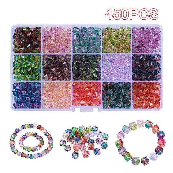 selling 8mm polygon two-color spray painted acrylic beads box diy handmade beaded accessories wholesale, Black
selling 8mm polygon two-color spray painted acrylic beads box diy handmade beaded accessories wholesale, Black