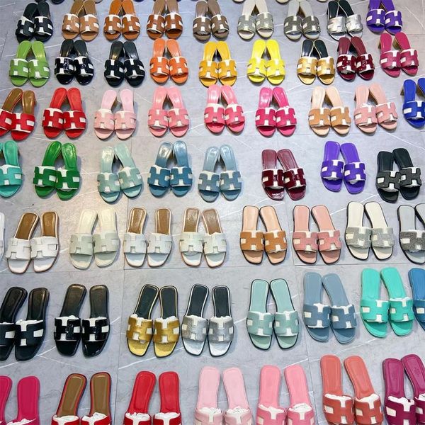 women beach h slippers classic flat sandals summer famous designer fashion slippers leather ladies classic brand sliding female slider l bat, Black
women beach h slippers classic flat sandals summer famous designer fashion slippers leather ladies classic brand sliding female slider l bat, Black