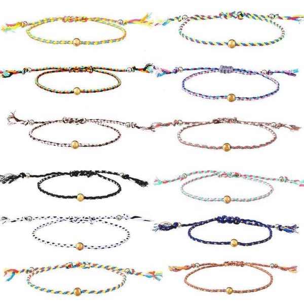 ornament color crafts hand rub thread bracelet cotton string copper bead tassel adjustable woven safety buckle, Golden;silver
ornament color crafts hand rub thread bracelet cotton string copper bead tassel adjustable woven safety buckle, Golden;silver