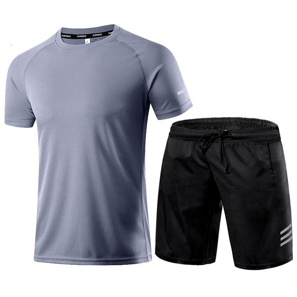 men's tracksuits 2pcs/set men's tracksuit gym clothing badminton running suits jogging exercise sportswear quick dry run men', Gray
men's tracksuits 2pcs/set men's tracksuit gym clothing badminton running suits jogging exercise sportswear quick dry run men', Gray