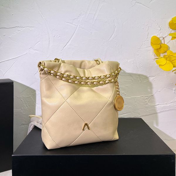 designer women mini shoulder bag garbage bag super soft sheepskin hardware metal buckles fine chain portable crossbody bag pull belt coin ch
designer women mini shoulder bag garbage bag super soft sheepskin hardware metal buckles fine chain portable crossbody bag pull belt coin ch
