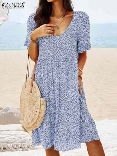 casual dresses zanzea floral printing dress summer women short sleeve o-neck dresses bohemian holiday casual beach robe knee length sundress, Black;gray
casual dresses zanzea floral printing dress summer women short sleeve o-neck dresses bohemian holiday casual beach robe knee length sundress, Black;gray