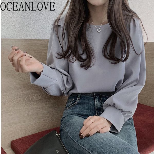 women's blouses shirts oceanlove office ladies solid puff sleeve spring elegant retro blouse women chic loose blusas mujer 19812 23051, White
women's blouses shirts oceanlove office ladies solid puff sleeve spring elegant retro blouse women chic loose blusas mujer 19812 23051, White