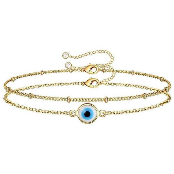 retro personalized devils eye chains anklet bracelet womens simple all match ball bead chain two tier adjustable ornament, Black
retro personalized devils eye chains anklet bracelet womens simple all match ball bead chain two tier adjustable ornament, Black