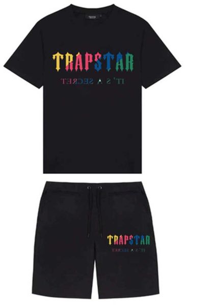 summer new trapstar london shooter short-sleeved t shirt suit chenille decoding black ice flavor 2.0 men's round neck t-shirt shorts44, Gray
summer new trapstar london shooter short-sleeved t shirt suit chenille decoding black ice flavor 2.0 men's round neck t-shirt shorts44, Gray