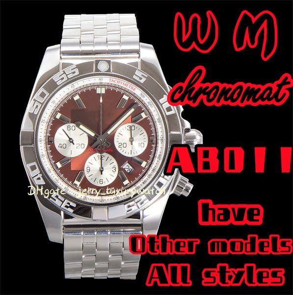 wm bre chronomat ab011 luxury men's watch chronograph 44mm with asia 7750 self-winding mechanical movement diameter 300 meters waterpro, Slivery;brown
wm bre chronomat ab011 luxury men's watch chronograph 44mm with asia 7750 self-winding mechanical movement diameter 300 meters waterpro, Slivery;brown