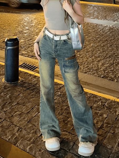women s jeans korean high waist slim office lady casual vintage denim trouser pure color wide leg y2k pants fashion summer 2023 230511, Blue
women s jeans korean high waist slim office lady casual vintage denim trouser pure color wide leg y2k pants fashion summer 2023 230511, Blue