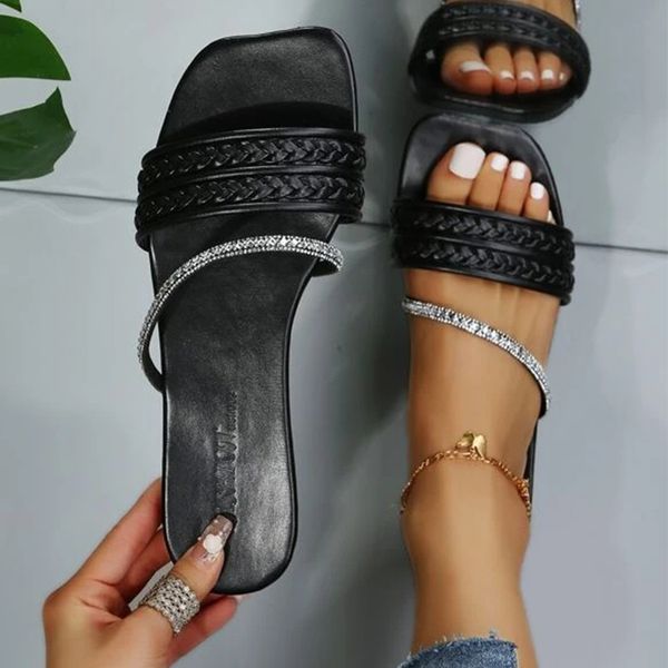 slippers fashion weave design women slides flat bottom non-slip outdoor beach woman sandals shoes 230510, Black
slippers fashion weave design women slides flat bottom non-slip outdoor beach woman sandals shoes 230510, Black