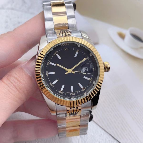 luxury men, stainless steel strap, quartz watch, simple 3-pin luminous waterproof design, fashionable and trendy men's aaa watch, Slivery;brown
luxury men, stainless steel strap, quartz watch, simple 3-pin luminous waterproof design, fashionable and trendy men's aaa watch, Slivery;brown