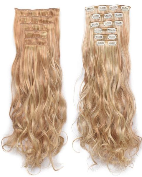 16 clips in hair extension body wave 22quot hair extension clip for women synthetic hair extensions brown 613 ombre color8397617, Black;brown
16 clips in hair extension body wave 22quot hair extension clip for women synthetic hair extensions brown 613 ombre color8397617, Black;brown