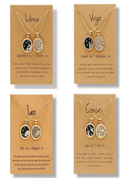 fashion 12 constellation necklaces for women 2 pcset chain zodiac sign coin pendant necklace birthday couple jewelry gift7345879, Silver
fashion 12 constellation necklaces for women 2 pcset chain zodiac sign coin pendant necklace birthday couple jewelry gift7345879, Silver