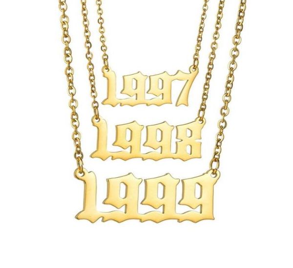 pendant necklaces gold letter jewelry stainless steel necklace 1997 1998 1999 birthday year choker pendants lovely gift for the mo3721812, Silver
pendant necklaces gold letter jewelry stainless steel necklace 1997 1998 1999 birthday year choker pendants lovely gift for the mo3721812, Silver