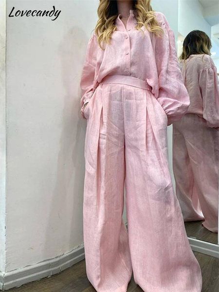 women's two piece pants fashion solid loose long sleeves shirts straight trousers 2piece suits women's autumn elegant commuting su, White
women's two piece pants fashion solid loose long sleeves shirts straight trousers 2piece suits women's autumn elegant commuting su, White
