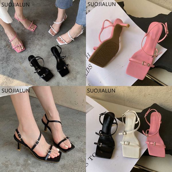 sandals summer narrow band women rome sandal fashion square toe slip on ladies elegant gladiator shoes thin high heel pumps 230316, Black
sandals summer narrow band women rome sandal fashion square toe slip on ladies elegant gladiator shoes thin high heel pumps 230316, Black