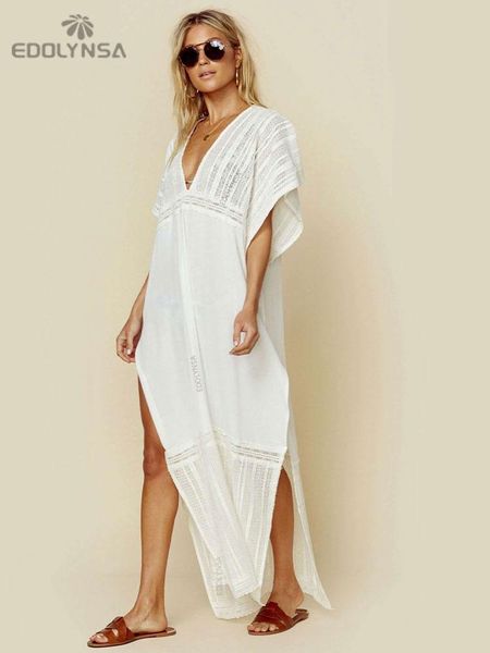 swimwear plus size beach dress women beach wear coverups long white tunic bikini swimsuit cover up bath dress sarong plage pareo #q1001, White;black
swimwear plus size beach dress women beach wear coverups long white tunic bikini swimsuit cover up bath dress sarong plage pareo #q1001, White;black
