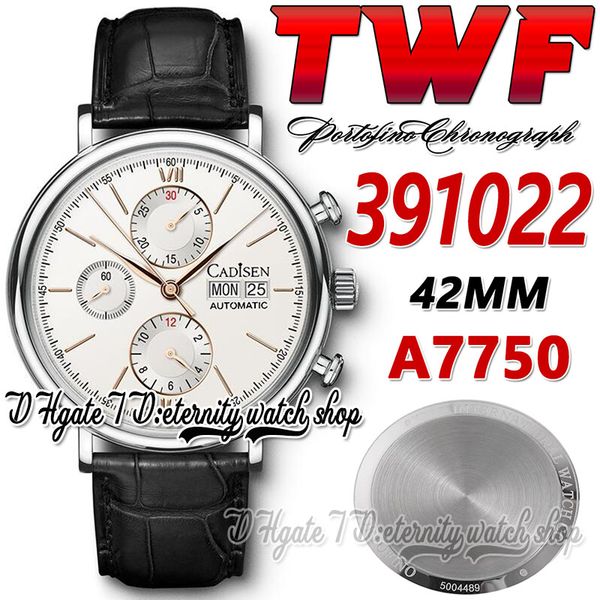 twf 42mm mens watch tw391022 cal.79320 chronograph automatic white dial rose gold stick markers stainless case black leather strap super edi, Slivery;brown
twf 42mm mens watch tw391022 cal.79320 chronograph automatic white dial rose gold stick markers stainless case black leather strap super edi, Slivery;brown