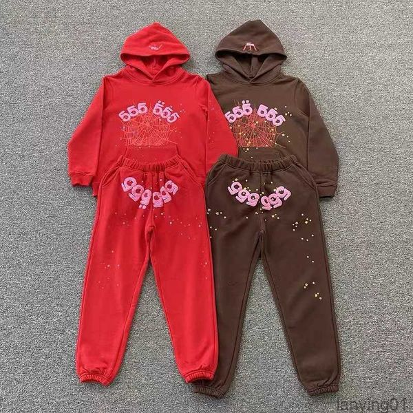 men's hoodies sweatshirts young thug foam print sp5der 555555 pullover set brown fashion tracksuit spider web hoody sweatshirt sweatpan, Black
men's hoodies sweatshirts young thug foam print sp5der 555555 pullover set brown fashion tracksuit spider web hoody sweatshirt sweatpan, Black
