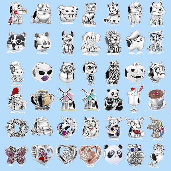925 sterling silver charms for pandora jewelry beads color firecracker bull ox dog beads, Black
925 sterling silver charms for pandora jewelry beads color firecracker bull ox dog beads, Black